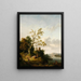 Landschaft - Jakob Philipp Hackert — gerahmtes Bild an der Wand
