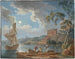 Ansicht der Keramik von Marieberg bei Stockholm mit Booten und Fischern - Jakob Philipp Hackert — Ansicht des Kunstwerks