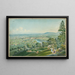 Ansicht von Bern und der Aare vom Gurten - Jakob Samuel Weibel — gerahmtes Bild an der Wand