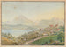Ansicht von Sigriswil mit dem Niesen und dem Thunersee - Jakob Samuel Weibel — Ansicht des Kunstwerks