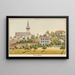 Ferenbalm - Jakob Samuel Weibel — gerahmtes Bild an der Wand