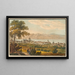 Lausanne, Hauptstadt der Waadt - Jakob Samuel Weibel — gerahmtes Bild an der Wand