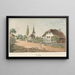 Lyss - Jakob Samuel Weibel — gerahmtes Bild an der Wand