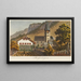 Meiringen - Jakob Samuel Weibel — gerahmtes Bild an der Wand