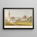 Münsingen - Jakob Samuel Weibel — gerahmtes Bild an der Wand