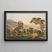 Ruine d'Unspunnen près d'Interlaken - Jakob Samuel Weibel — gerahmtes Bild an der Wand
