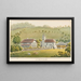 Stettlen - Jakob Samuel Weibel — gerahmtes Bild an der Wand