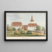 Thunstetten - Jakob Samuel Weibel — gerahmtes Bild an der Wand
