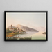 Ansicht des Schlosses Spiez am Thunersee - Jakob Samuel Weibel — gerahmtes Bild an der Wand