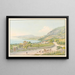 Vue des environs de Montreux et de Clarens - Jakob Samuel Weibel — gerahmtes Bild an der Wand