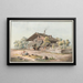 À Steffisbourg - Jakob Samuel Weibel — gerahmtes Bild an der Wand