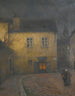 Eine Straßenecke in Prag - Jakub Schikaneder — Ansicht des Kunstwerks