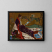 Caprice im Violett und Gold: L золотой экран - James Abbott McNeill Whistler — gerahmtes Bild an der Wand
