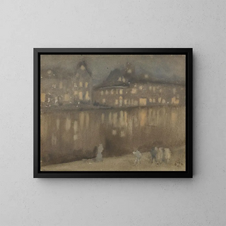 James Abbott McNeill Whistler - Grand Canal Amsterdam Nocturne.webp