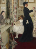 Harmonie in Grün und Rosa Die Musiksaal - James Abbott McNeill Whistler — Ansicht des Kunstwerks