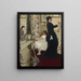 Harmonie in Grün und Rosa Die Musiksaal - James Abbott McNeill Whistler — gerahmtes Bild an der Wand
