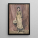Harmonie in Violett und Bernstein - James Abbott McNeill Whistler — gerahmtes Bild an der Wand