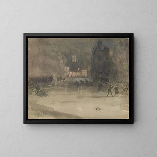 James Abbott McNeill Whistler - Nocturne Amsterdam in Winter.webp