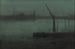 Nachtnacht blau und silber, Battersea Reach - James Abbott McNeill Whistler — Ansicht des Kunstwerks