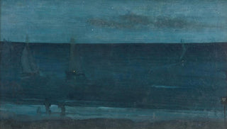 James Abbott McNeill Whistler - Nocturne Blue and SilverBognor.webp