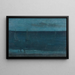 Nachtnachtblau und silber, Bognor - James Abbott McNeill Whistler — gerahmtes Bild an der Wand