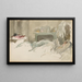 Ruhe im Bett - James Abbott McNeill Whistler — gerahmtes Bild an der Wand