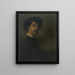 Selbstporträt - James Abbott McNeill Whistler — gerahmtes Bild an der Wand