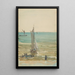 Southend Le yacht de plaisance - James Abbott McNeill Whistler — gerahmtes Bild an der Wand