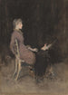 Studie in Schwarz und Gold Madge O'Donoghue - James Abbott McNeill Whistler — gerahmtes Bild an der Wand