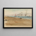 L'embouchure de la rivière - James Abbott McNeill Whistler — gerahmtes Bild an der Wand