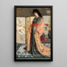 Die Prinzessin des Porzellanlandes - James Abbott McNeill Whistler — gerahmtes Bild an der Wand