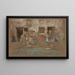Les marches - James Abbott McNeill Whistler — gerahmtes Bild an der Wand