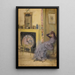 Das gelbe Zimmer - James Abbott McNeill Whistler — gerahmtes Bild an der Wand