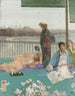 Variationen in Haut- und Grüntönen: Der Balkon - James Abbott McNeill Whistler — Ansicht des Kunstwerks
