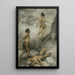 Au centre de la Terre - James Allen St John — gerahmtes Bild an der Wand
