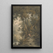 Eine Szene im Wald bei der Abtei Bolton, Yorkshire - James Bourne — gerahmtes Bild an der Wand