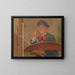 Selbstporträt - James C. Kulhanek — gerahmtes Bild an der Wand