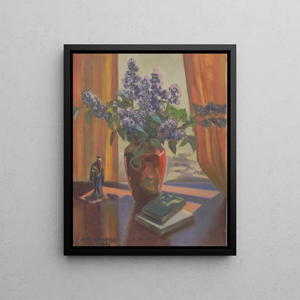 Blumenstrauß im Frühling - James C. Kulhanek — gerahmtes Bild an der Wand