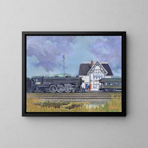 Stoppsignal - James C. Kulhanek — gerahmtes Bild an der Wand