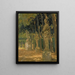 Carrefour am Ende des Grünen Teppichs Versailles - James Carroll Beckwith — gerahmtes Bild an der Wand