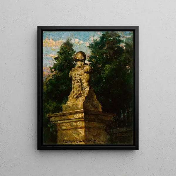 Poteau de porte Modigliani - James Carroll Beckwith — gerahmtes Bild an der Wand