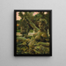 Nymphe und Cupido - James Carroll Beckwith — gerahmtes Bild an der Wand