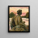 Eines der Figuren des Parterre d'Eau - James Carroll Beckwith — gerahmtes Bild an der Wand