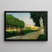 Der grüne Teppich, Versailles - James Carroll Beckwith — gerahmtes Bild an der Wand