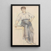 Der Arbeiter - James Carroll Beckwith — gerahmtes Bild an der Wand
