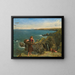 Les Ramasseurs de champignons - James Clarke Hook — gerahmtes Bild an der Wand