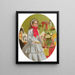 Studie zu verkaufen - James Collinson — gerahmtes Bild an der Wand