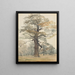 Eichen im Park Kettlestone - James Crowe Richmond — gerahmtes Bild an der Wand