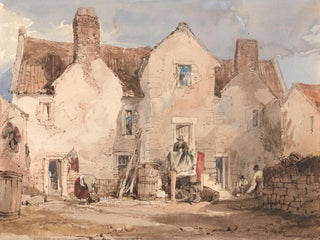 James Duffield Harding - Fishermens Houses at Sculcoats near Hull Yorkshire.webp