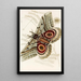 Saturnia Isis - James Duncan — gerahmtes Bild an der Wand
